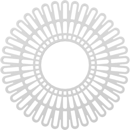 Cornelius Architectural Grade PVC Pierced Ceiling Medallion, 22OD X 8 1/8ID X 3/4P